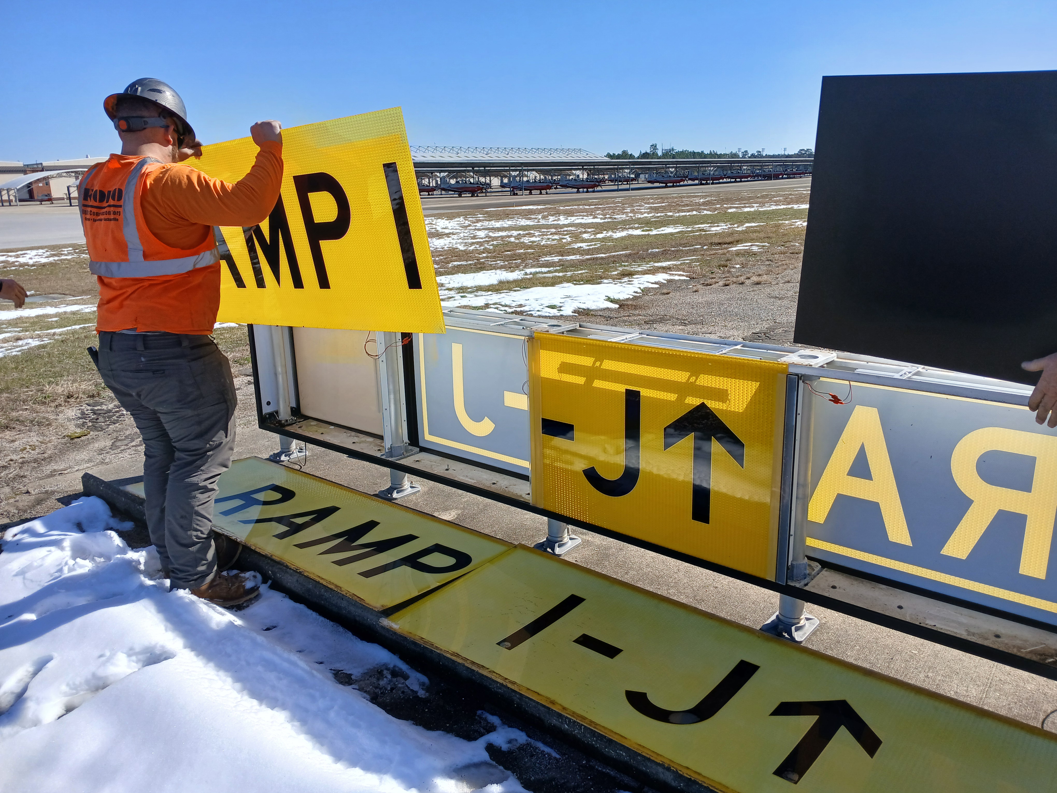 Replace Barin, North and South Airfield Guidance Signs at NAS Pensacola