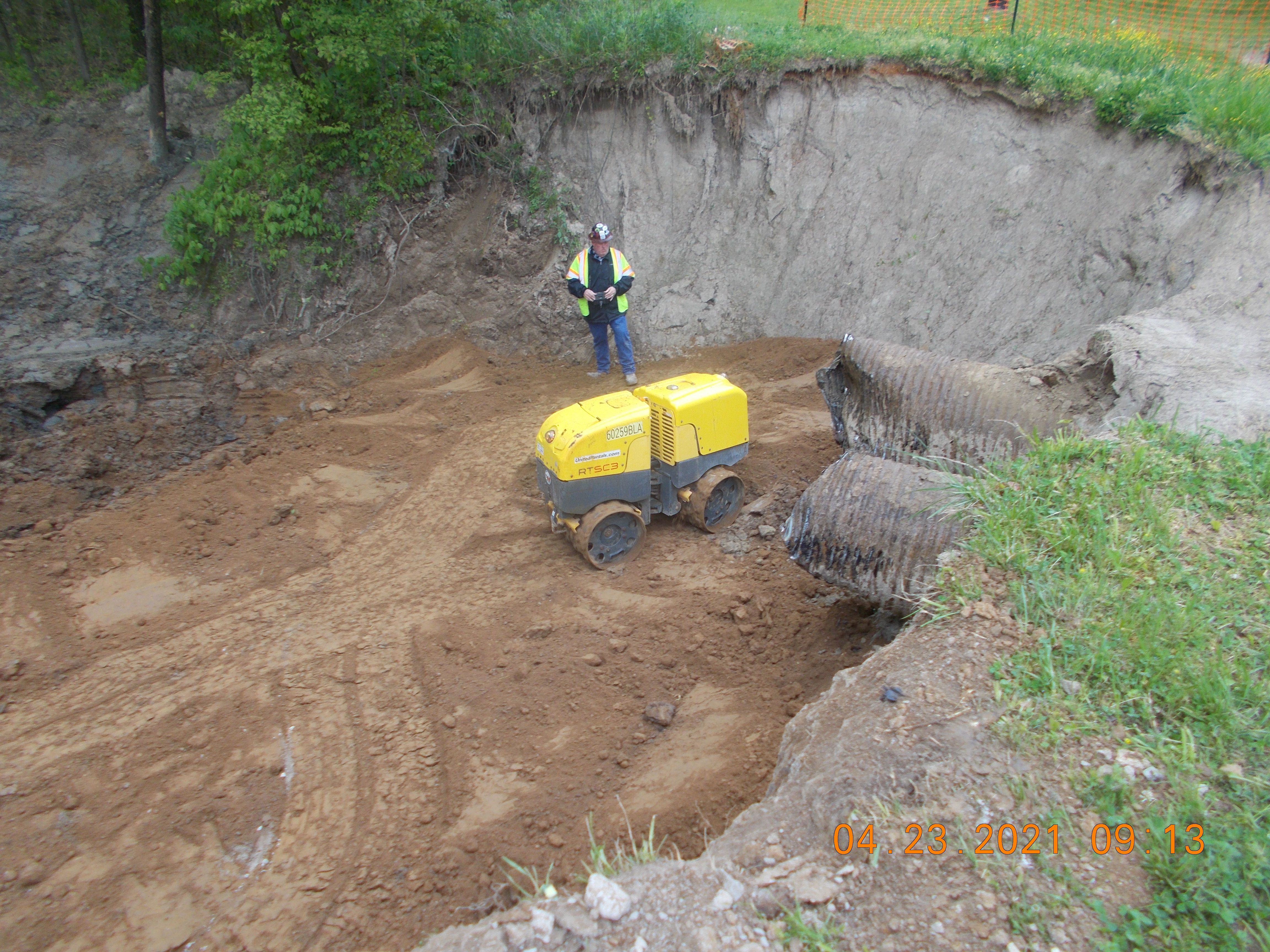 NSA Mid-South SW Corner Utility Easement Erosion, Millington, TN