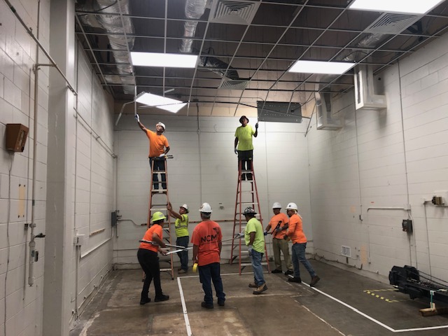 Construct Mezzanine in SSB at CCSFS